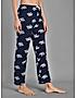 KOTTY Blue Cotton Printed Women Pyjama