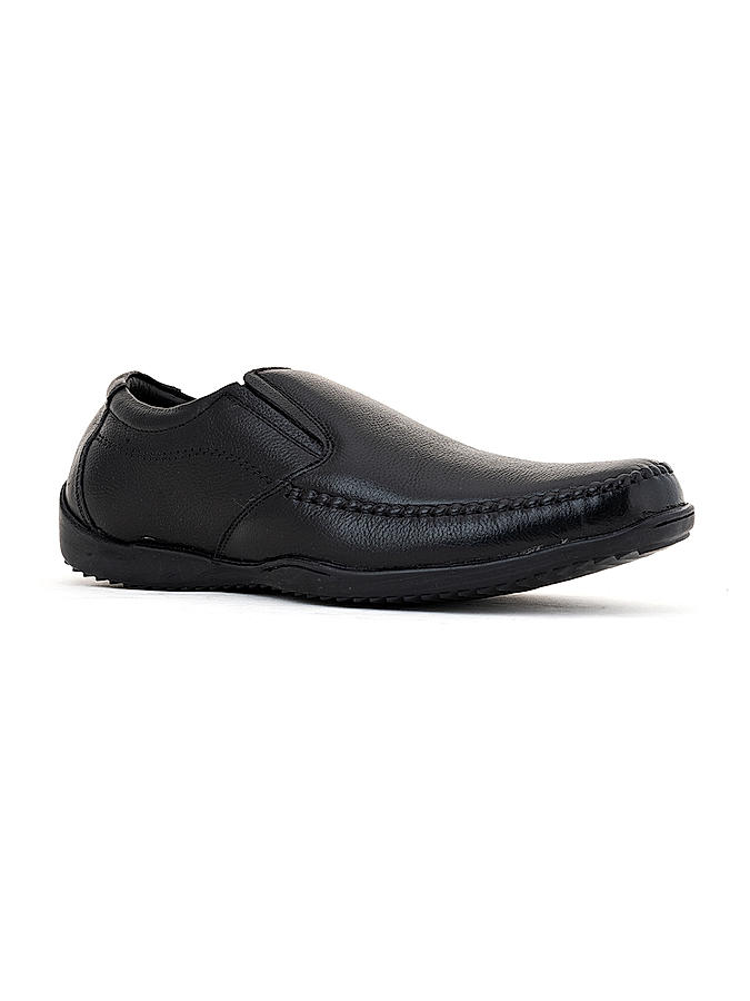 British Walkers Black Leather Formal Slip On Shoe for Men (5053056)