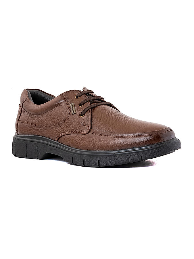 British Walkers Brown Leather Formal Derby Shoe for Men (3592534)