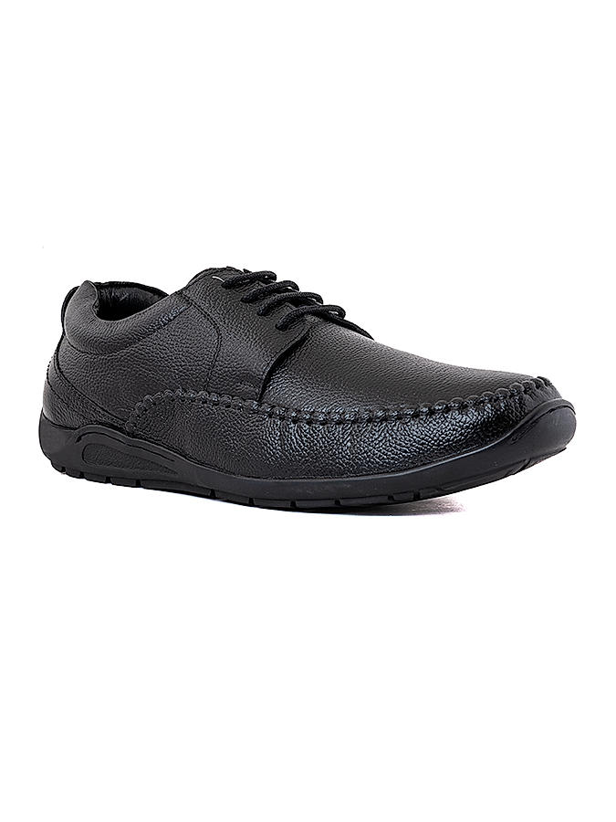 British Walkers Black Leather Formal Derby Shoe for Men (5053226)