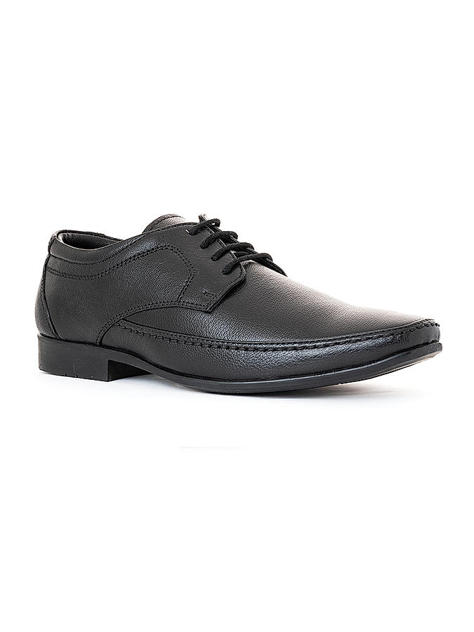 British Walkers Black Leather Formal Derby Shoe for Men (3592486)