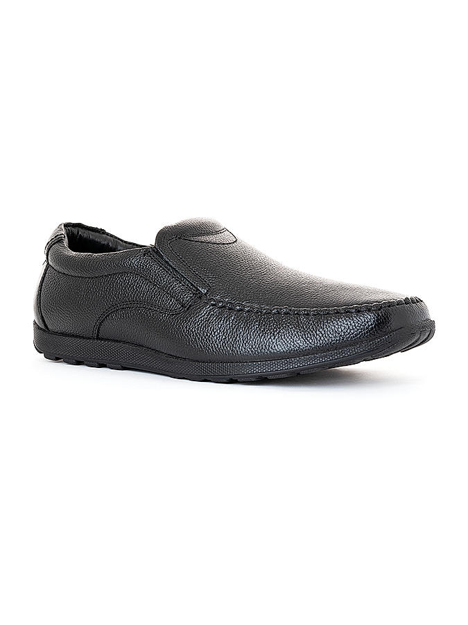 British Walkers Black Leather Formal Slip On Shoe for Men (5053176)