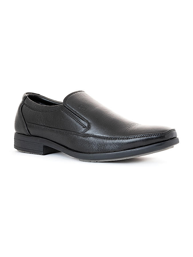 British Walkers Black Leather Formal Slip On Shoe for Men (5406896)