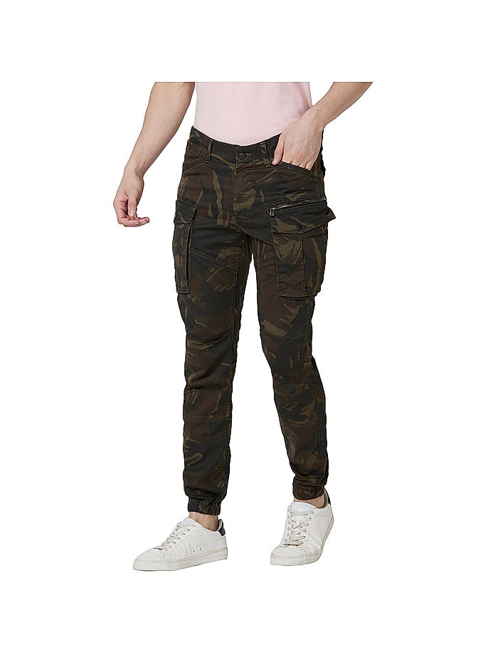 Buy Olive Camouflage Slim Fit Cargo Online at Killer Jeans 528657