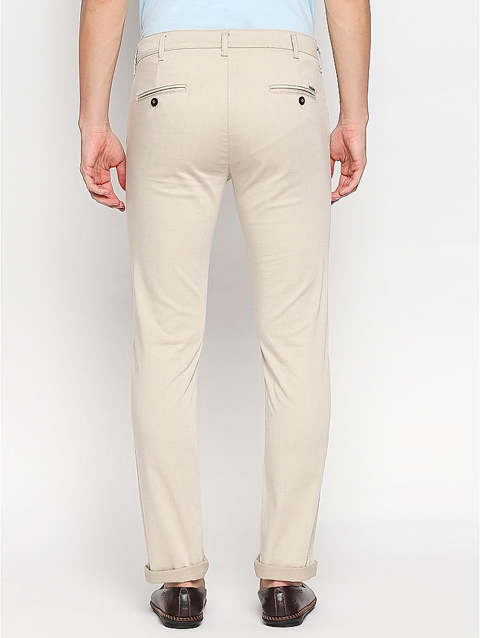 Bravo Slim Fit Men Cream Trousers  Buy Bravo Slim Fit Men Cream Trousers  Online at Best Prices in India  Flipkartcom