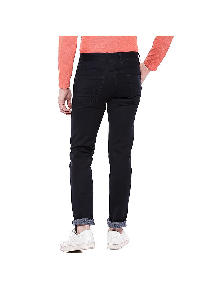 Straight Fit twill trousers  Black  Kids  HM IN
