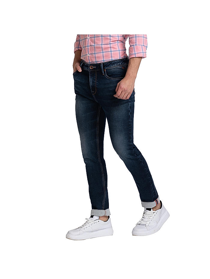 Buy online Mens Slim Fit Plain Jeans from Clothing for Men by Ragzo for  ₹940 at 61% off | 2024 Limeroad.com