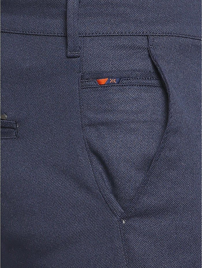 Navy Solid Trousers  Selling Fast at Pantaloonscom