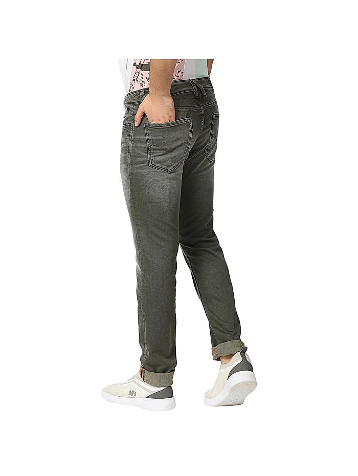 Buy Jacob Cohen Men Olive 5-Pockets Non Denim Jeans Online - 773315 | The  Collective