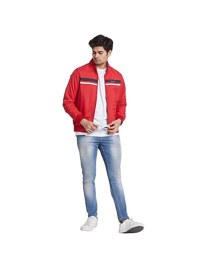 Red jacket men's hot sale t shirts