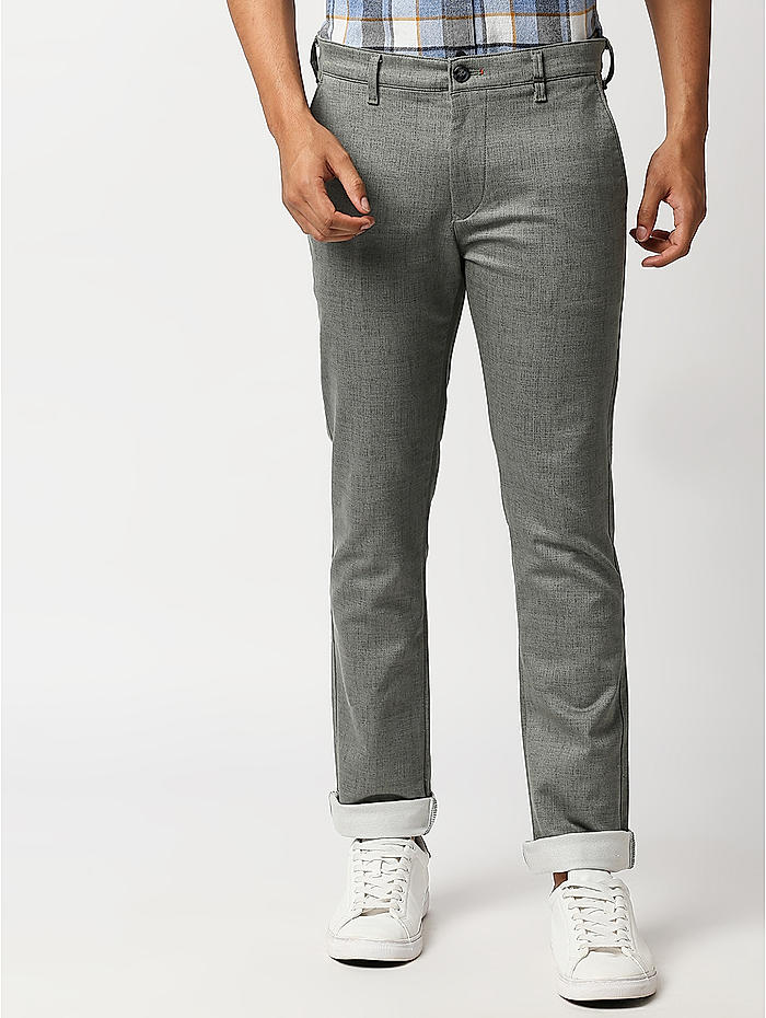 Limehaus  Light Grey Slim Fit Suit Trousers  Suit Direct