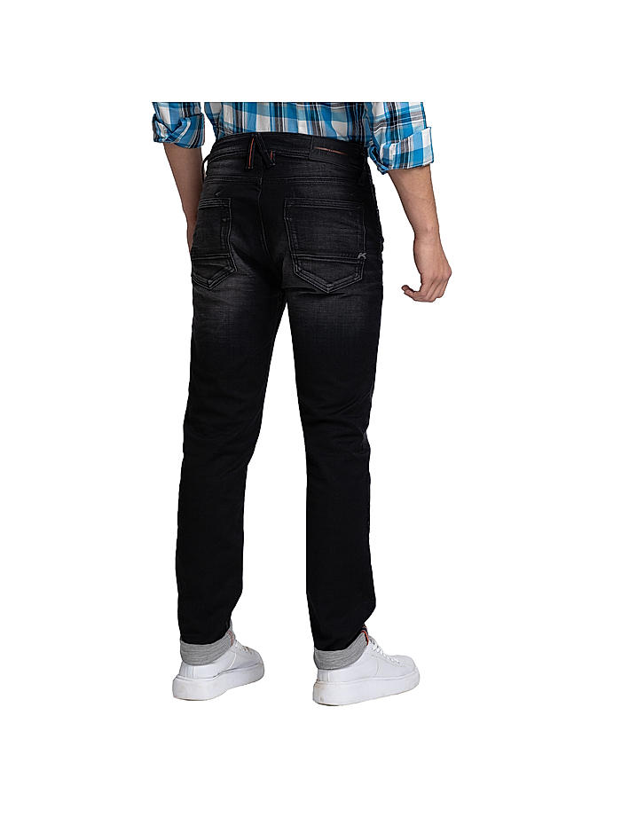 Buy Dennis Lingo Men's Slim Fit Stretchable Denim Solid Jeans (Grey) at  Amazon.in