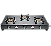 Preethi Blue Flame Sparkle 3 Burner Glass Top Gas Stove