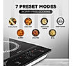 Preethi Indicook IC123 1600-Watt Induction Cooktop, Soft Touch Button with Crystal Glass (Black)