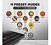 Preethi Indicook IC125 2100-Watt Induction Cooktop, Feather touch operation with Crystal Glass (Black)