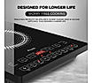 Preethi Indicook IC125 2100-Watt Induction Cooktop, Feather touch operation with Crystal Glass (Black)