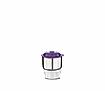Preethi Crown Pro Mixer Grinder 600 Watt with 3 Jars, 5 Year Warranty (White/Purple)