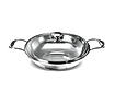 Preethi Metallica Collection Triply Stainless Steel Kadai with Glass Lid, 20 cm, Gas & Induction Compatible, Metal Spatula Friendly with 5 year product warranty