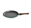 Preethi Artistic Collection Die Cast Non Stick Tawa, 27 cm , 5 Star Non Stick Effect, Cook & Serve, Ocean Green