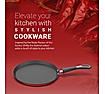 Preethi Dura Collection Non Stick Tawa, 28 cm, Gas & Induction Compatible, 5 Star Non Stick Effect, Chilly Red