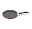 Preethi Dura Collection Non Stick Tawa, 26 cm, Gas & Induction Compatible, 5 Star Non Stick Effect, Chilly Red