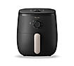 PREETHI  AIRPOT APT001/80, uses up to 90% less fat, 1500W, 3.7 L, with Fast Flux Technology (Black), Large