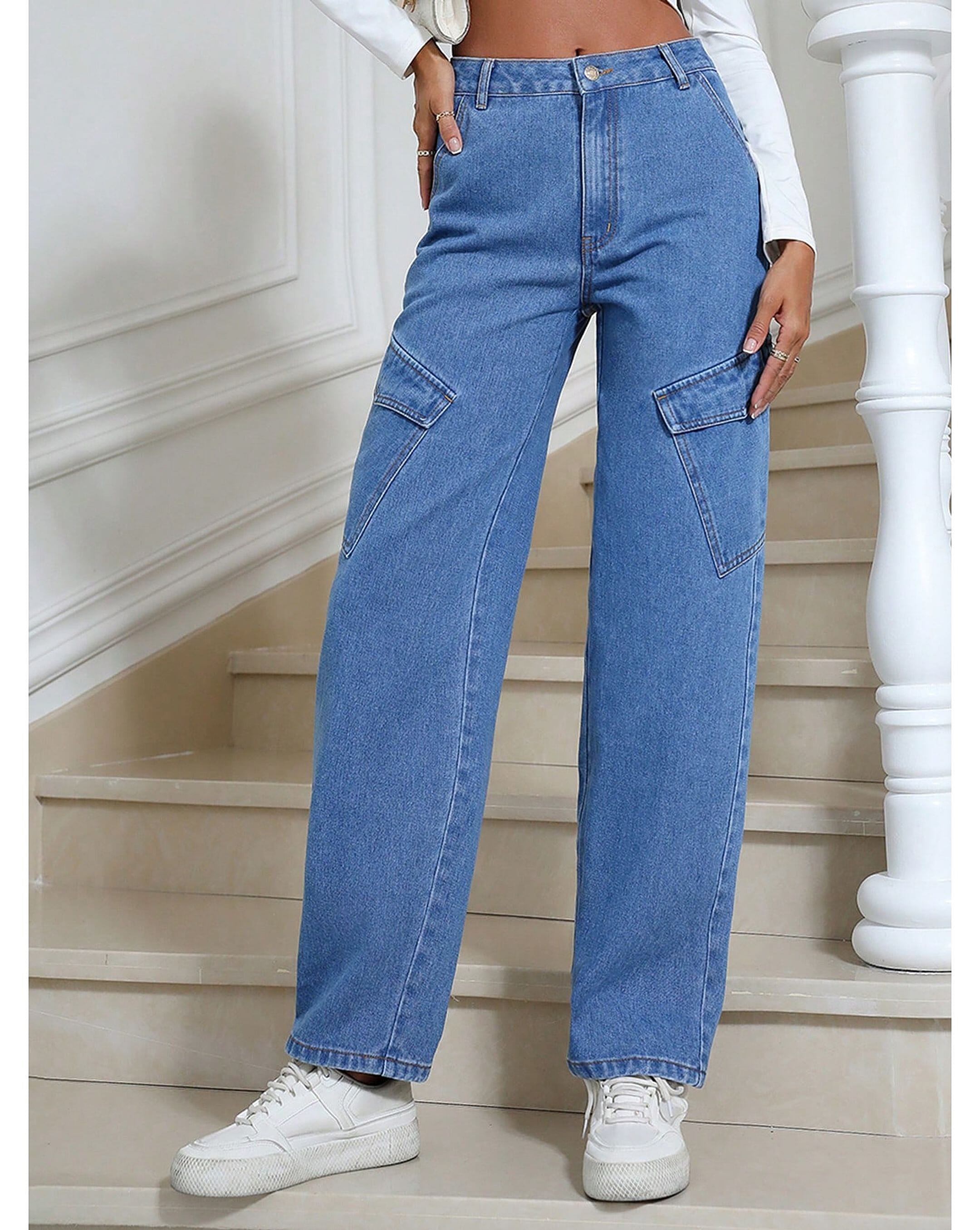 Relaxed fit ladies jeans best sale