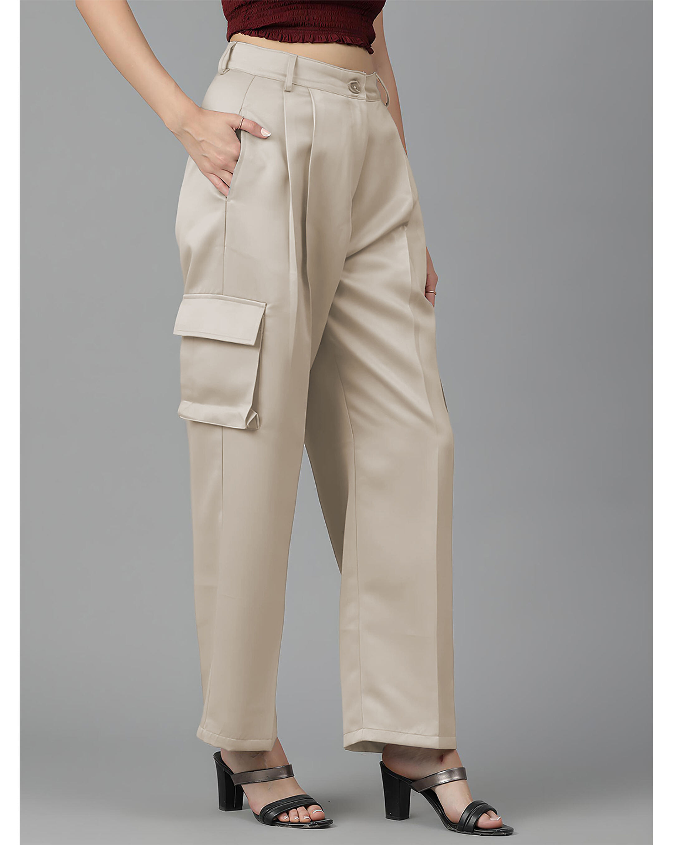 Rayon cargo pants online