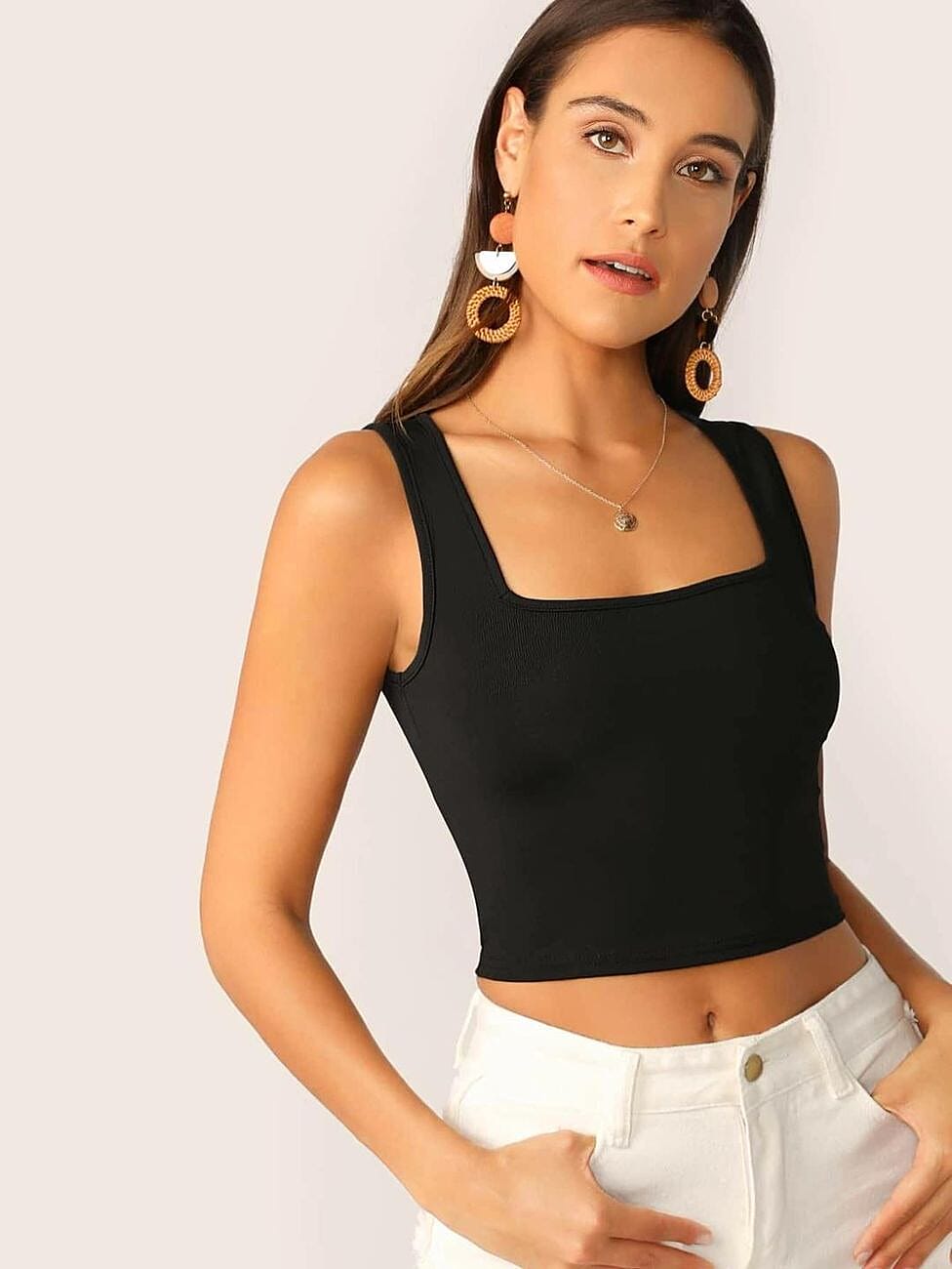 Kotty Women Sleeveless Solid Cami Top
