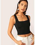Kotty Women Sleeveless Solid Cami Top