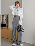 Kotty Straight Fit Women Grey Trousers