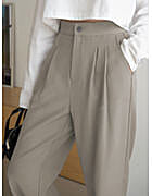 Kotty Womens Viscose Rayon Grey Straight Fit Casual Pant