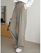 Kotty Womens Viscose Rayon Grey Straight Fit Casual Pant