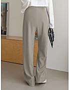 Kotty Womens Viscose Rayon Grey Straight Fit Casual Pant