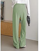 Kotty Straight Fit Women Green Trousers