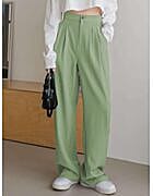 Kotty Straight Fit Women Green Trousers