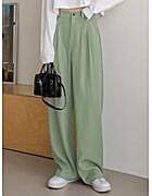 Kotty Straight Fit Women Green Trousers