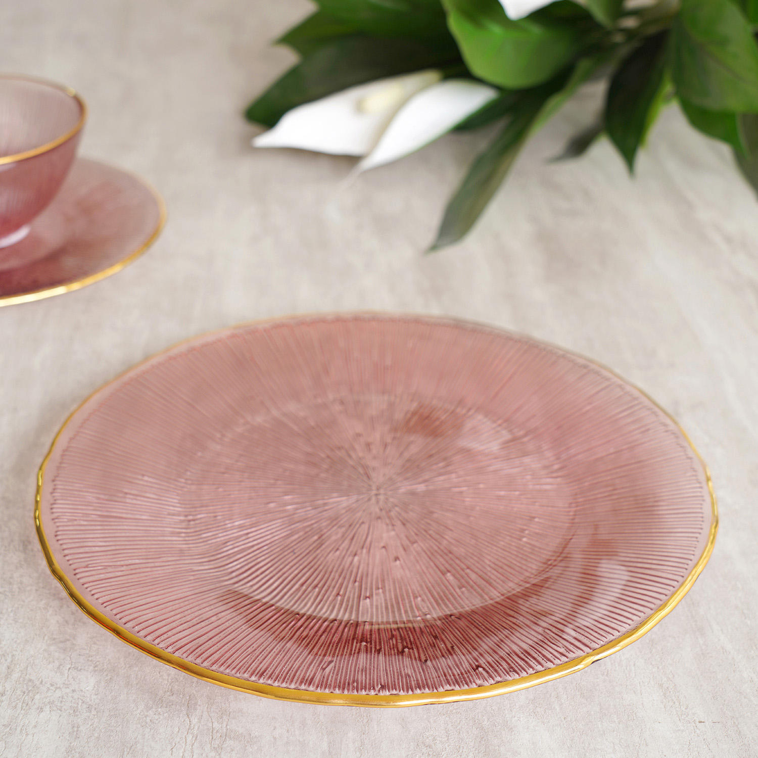 Fusion Pink Gold  Dinner Plate