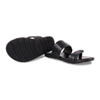 Regal Black leather one toe sandal