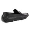 Regal Black leather formal loafers with metal detail