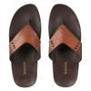 Regal Brown round toe thong sandal