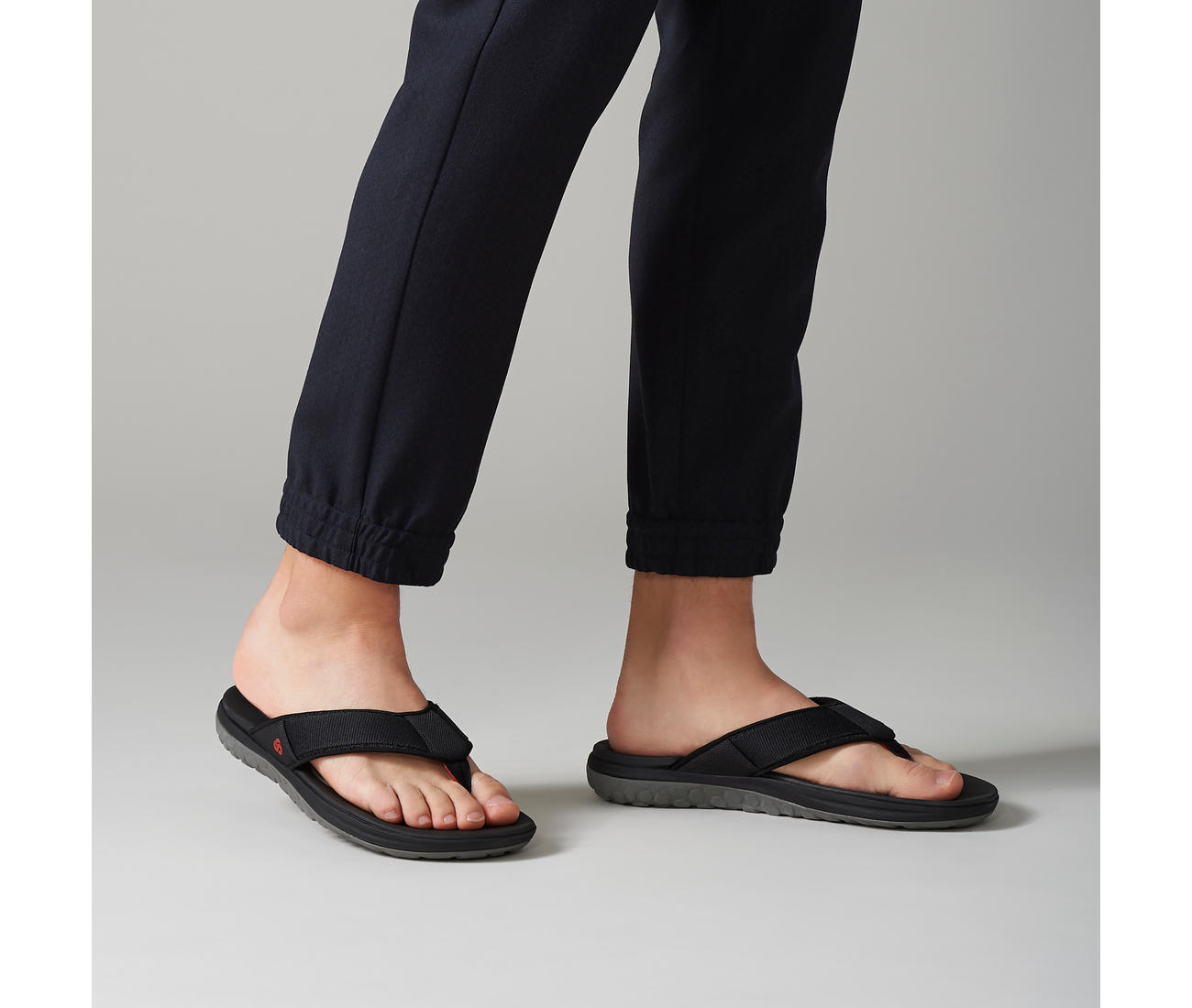 clarks step beat navy casual sandals