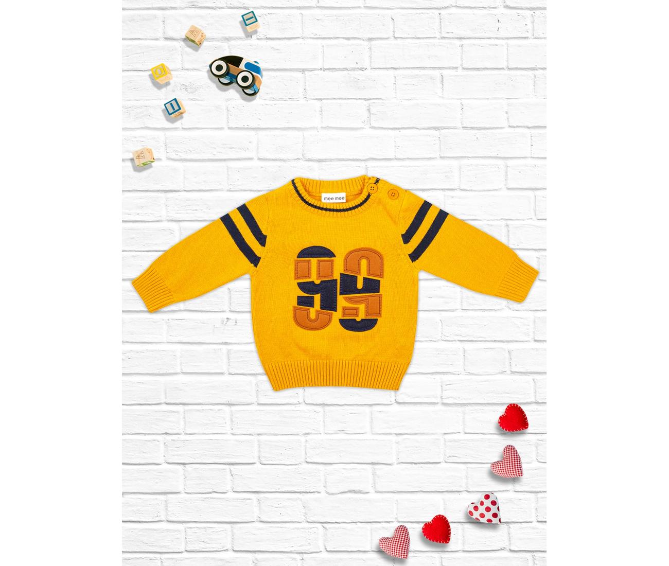 boys mustard sweater