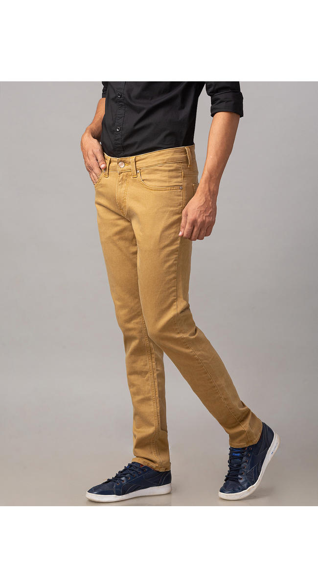 khaki low rise jeans