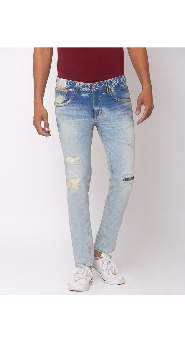 spykar torn jeans