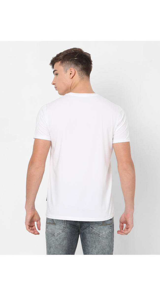 spykar t shirt white