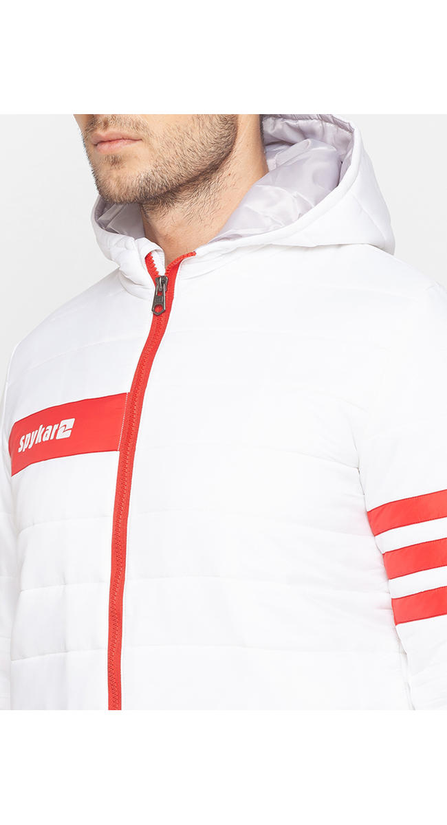 spykar jacket white