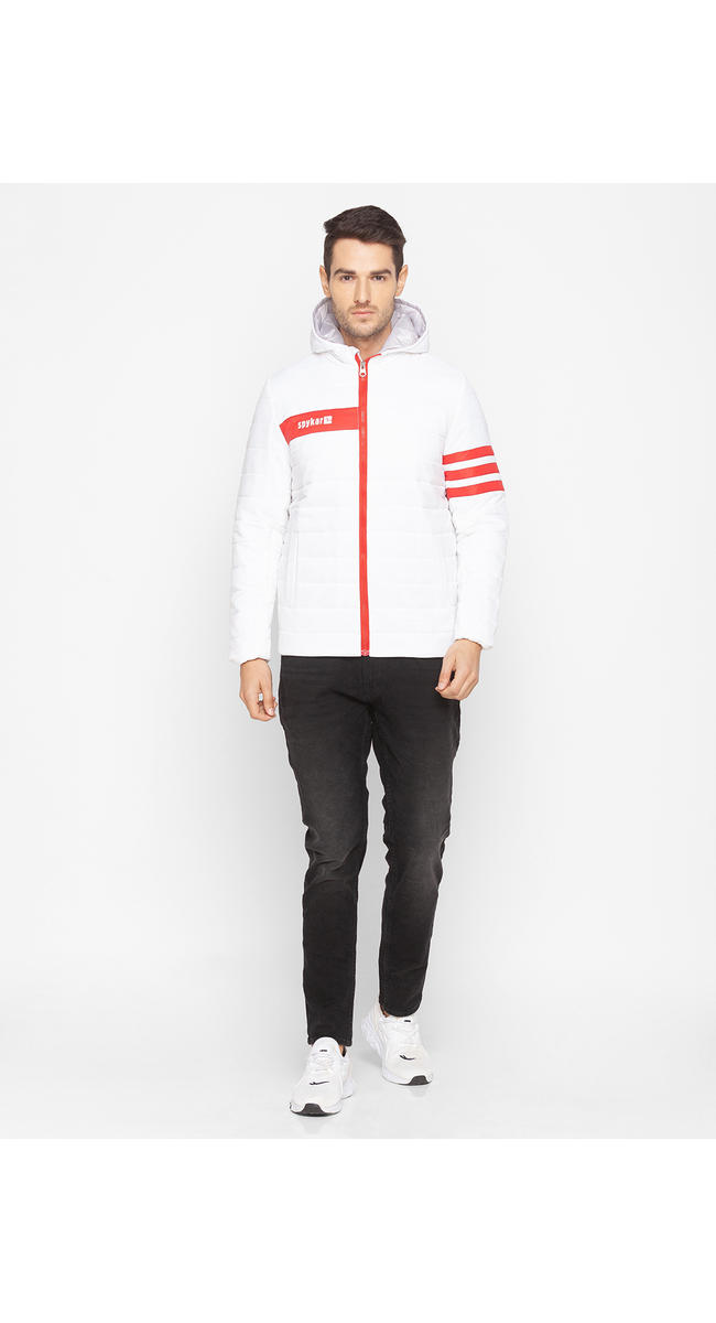 spykar jacket white