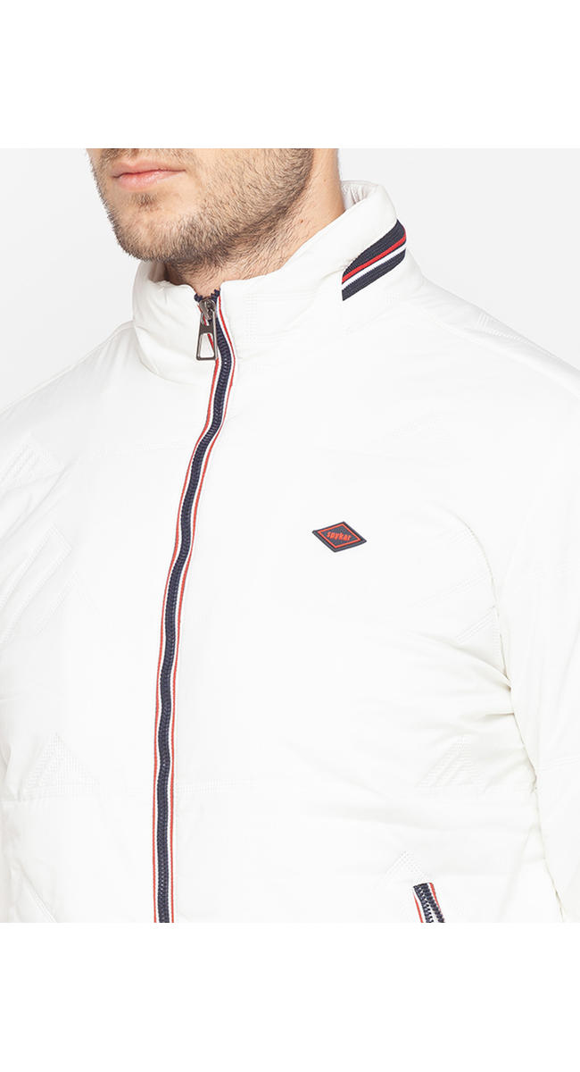 spykar jacket white