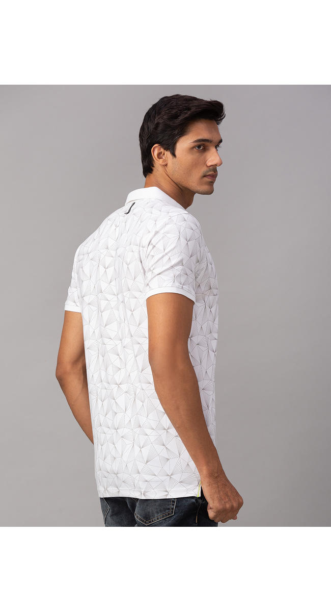 spykar t shirt white